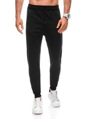 Спортивные брюки мужские P1393 - черные 123232-7 цена и информация | Мужская спортивная одежда | 220.lv