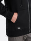 Jaka vīriešiem Ombre Clothing V1 OM-SSZP-22FW-003, melns cena un informācija | Vīriešu jakas | 220.lv