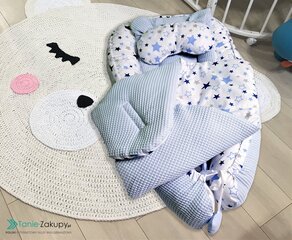 Bērnu ligzda ar piederumiem Baby Cocoon 6in1, zila цена и информация | Детские подушки, конверты, спальники | 220.lv