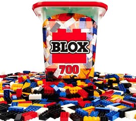SIMBA 104114200 - Строительные блоки Blox 700 для детей от 3 лет, 8 каменная коробка с опорной плитой, полностью совместимая, цветная, черная, красная, белая, желтая, синяя, 10414200 цена и информация | Конструкторы и кубики | 220.lv