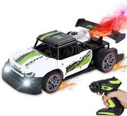 Радиоуправляемая машина с эффектами дыма, белая цена и информация | Конструктор автомобилей игрушки для мальчиков | 220.lv