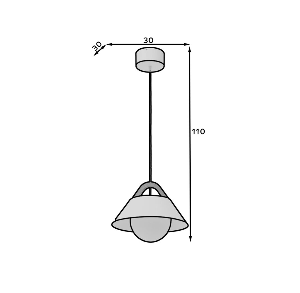 Piekaramā lampa Almitara cena un informācija | Lustras | 220.lv