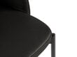 Bāra krēsls Cosmopolitan Design Meda, melns cena un informācija | Virtuves un ēdamistabas krēsli | 220.lv