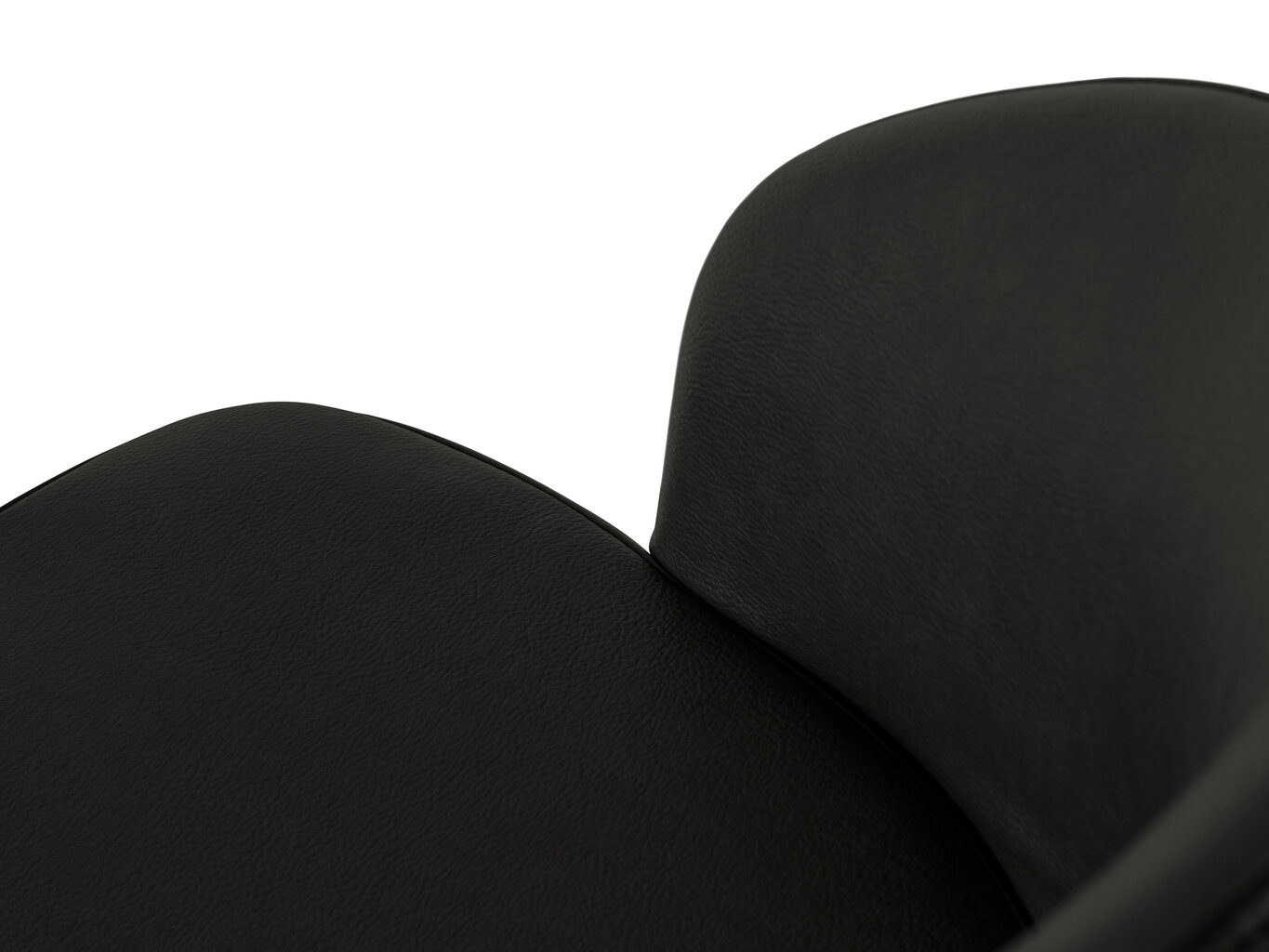 Bāra krēsls Cosmopolitan Design Meda, melns cena un informācija | Virtuves un ēdamistabas krēsli | 220.lv