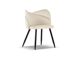 Krēsls Cosmopolitan Design Santana, smilškrāsas cena un informācija | Virtuves un ēdamistabas krēsli | 220.lv
