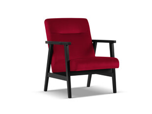 Krēsls Cosmopolitan Design Tomar, sarkans/melns cena un informācija | Atpūtas krēsli | 220.lv