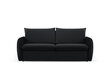 Dīvāns-gulta Cosmopolitan Design Vienna, melns цена и информация | Dīvāni | 220.lv