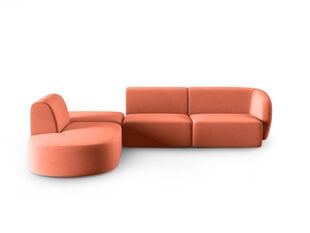 Stūra dīvāns Milo Casa Paolo, rozā/oranžs cena un informācija | Stūra dīvāni | 220.lv