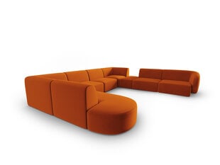 Stūra dīvāns Milo Casa Paolo, oranžs cena un informācija | Stūra dīvāni | 220.lv