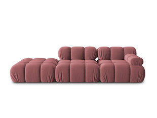 Stūra dīvāns Milo Casa Tropea, rozā cena un informācija | Stūra dīvāni | 220.lv