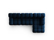 Stūra dīvāns Milo Casa Tropea, zils cena un informācija | Stūra dīvāni | 220.lv