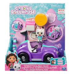 Rotaļu komplekts ar aksesuāriem Gabby's Cat Dollhouse Kicifura un Panda Picnic Car цена и информация | Игрушки для мальчиков | 220.lv