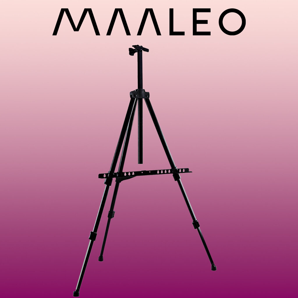Glezniecības molberts Maaleo, 93-167,5 cm cena un informācija | Modelēšanas un zīmēšanas piederumi | 220.lv