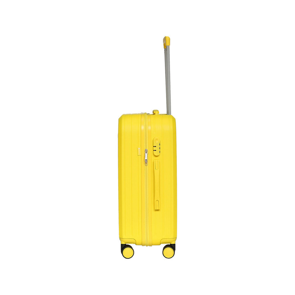 Ceļojumu koferu komplekts, 3 gab., dzeltens cena un informācija | Koferi, ceļojumu somas | 220.lv