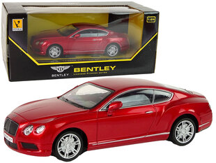 Rotaļu auto Bentley 1:24, sarkans cena un informācija | Rotaļlietas zēniem | 220.lv