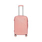 Ceļojumu koferu komplekts, 3 gab., rozā cena un informācija | Koferi, ceļojumu somas | 220.lv