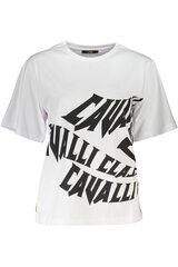 Женская футболка Cavalli Class, черная цена и информация | Женские футболки | 220.lv
