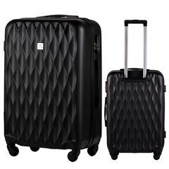 Средний чемодан Wings TD190, 65cm черный цена и информация | Чемоданы, дорожные сумки | 220.lv