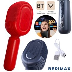 Karaoke mikrofons Berimax 500ZX BRM 0508018RD, sarkans cena un informācija | Attīstošās rotaļlietas | 220.lv