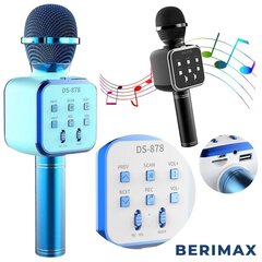 Mikrofons ar efektiem Berimax DS878, zils cena un informācija | Attīstošās rotaļlietas | 220.lv