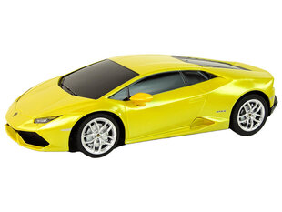 Машина Lamborghini Huracan на дистанционном управлении, 1:24, желтая цена и информация | Игрушки для мальчиков | 220.lv