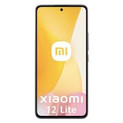 Xiaomi 12 Lite 5G 8/256GB Black cena un informācija | Mobilie telefoni | 220.lv