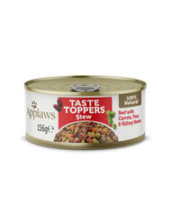 Applaws Dog Taste Toppers с говядиной, морковью и фасолью, 12х156 г цена и информация | Консервы для собак | 220.lv