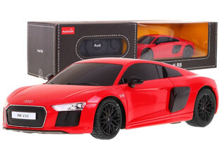 Tālvadības pults Audi R8, 1:24, sarkans cena un informācija | Rotaļlietas zēniem | 220.lv