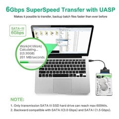 Adapteris USB į SATA 3.0 cena un informācija | Adapteri un USB centrmezgli | 220.lv