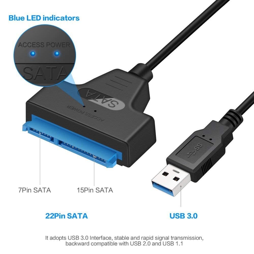 Adapteris USB į SATA 3.0 cena un informācija | Adapteri un USB centrmezgli | 220.lv