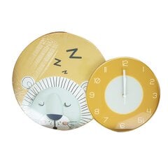 Sienas pulkstenis FUN LION ar attēlu 40x60cm cena un informācija | Pulksteņi | 220.lv