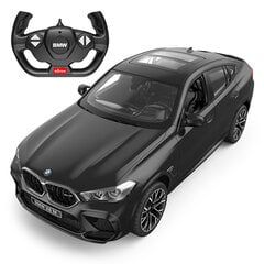 Tālvadības mašīna Bmw X6 M Rastar, melna цена и информация | Игрушки для мальчиков | 220.lv