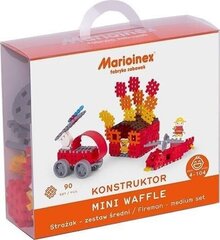 Konstruktors Marioinex Waffle mini Ugunsdzēsējs vidējais komplekts, 90 d. cena un informācija | Konstruktori | 220.lv