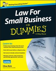 Law for Small Business For Dummies - UK UK Edition цена и информация | Книги по экономике | 220.lv