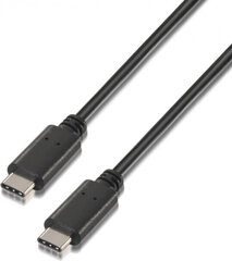 Aisens, USB-C, 0.5 m цена и информация | Кабели и провода | 220.lv