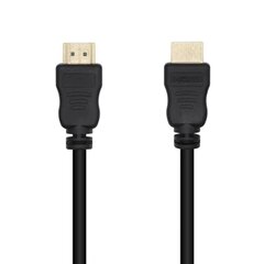 Кабель HDMI Aisens Cable HDMI V1.4 Alta Velocidad 14+1 CCS, A/M-A/M, Negro, 1.0m цена и информация | Кабели и провода | 220.lv