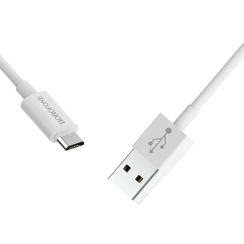 Borofone, USB-A/Micro USB, 1 m cena un informācija | Kabeļi un vadi | 220.lv