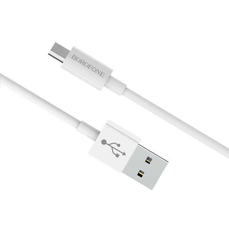 Borofone, USB-A/Micro USB, 1 m cena un informācija | Kabeļi un vadi | 220.lv