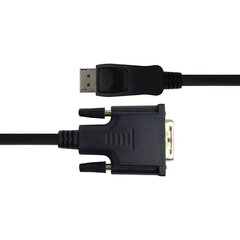 Кабель Deltaco, DisplayPort - DVI-D, 1080p 60Hz, 1 м цена и информация | Кабели и провода | 220.lv
