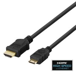 Deltaco, HDMI/Mini HDM, 2 m цена и информация | Кабели и провода | 220.lv