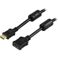 Deltaco, HDMI 19 Pin, 3 m cena un informācija | Kabeļi un vadi | 220.lv