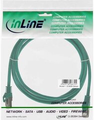 InLine 72502G, RJ45 CAT5e F/UTP, 2 м цена и информация | Кабели и провода | 220.lv