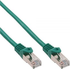 InLine 72502G, RJ45 CAT5e F/UTP, 2 м цена и информация | Кабели и провода | 220.lv