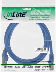 InLine 72522B, RJ45 CAT5e SF/UTP, 25 см цена и информация | Кабели и провода | 220.lv