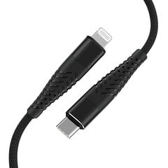 Fusion Accessories, USB-C/Lightning, 1.5 m цена и информация | Кабели и провода | 220.lv