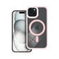 Apvalks Clear Case MagSafe priekš iPhone 15 (6,1″) Rozā cena un informācija | Telefonu vāciņi, maciņi | 220.lv