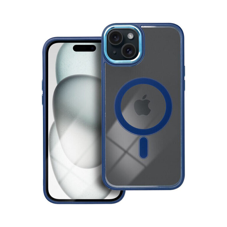 Apvalks Clear Case MagSafe priekš iPhone 15 (6,1″) Zils cena un informācija | Telefonu vāciņi, maciņi | 220.lv