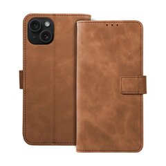 Forcell TENDER folio apvalks priekš iPhone 15 (6,1") Brūns цена и информация | Чехлы для телефонов | 220.lv