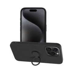 Силиконовый чехол для iPhone 15 Pro (6,1") — Черный цена и информация | Чехлы для телефонов | 220.lv