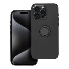 Silikona apvalks priekš iPhone 15 Pro Max (6,7") Melns цена и информация | Чехлы для телефонов | 220.lv